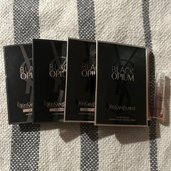 YSL Black Opium 4x1.2 ml 0.04 oz. / Authentic / New Never Used / Made in France - Picture 1 of 1